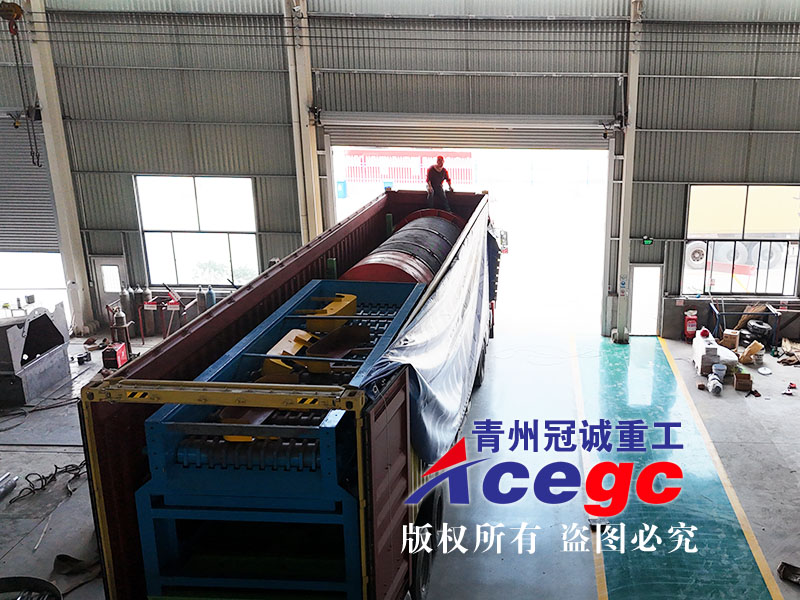 移動滾筒篩洗砂機(jī)發(fā)往江西