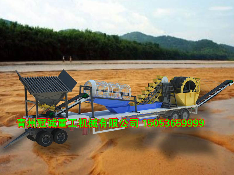 移動鏈斗式洗沙機
