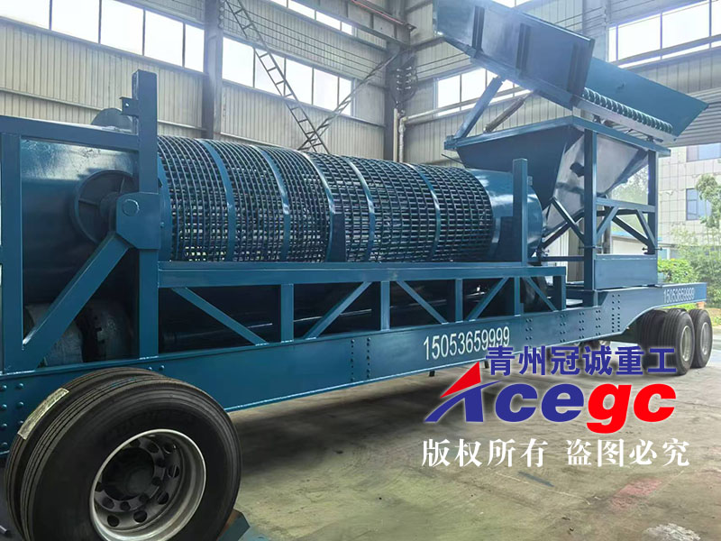 移動(dòng)改良加重型洗砂機(jī)械